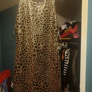 Black and Gold Dress